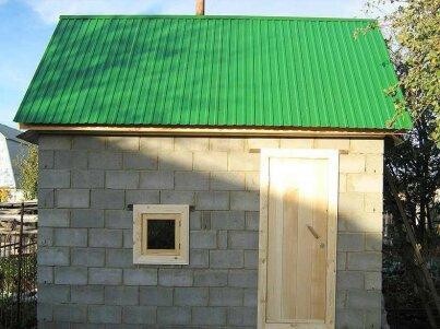 Строительство бани из арболитовых блоков