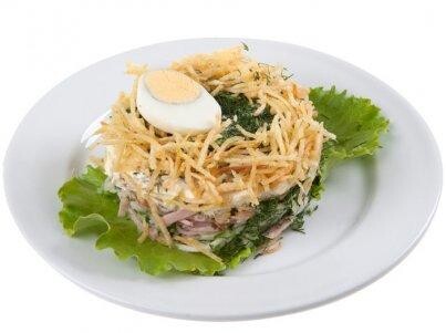 Салат «Гнездо глухаря»