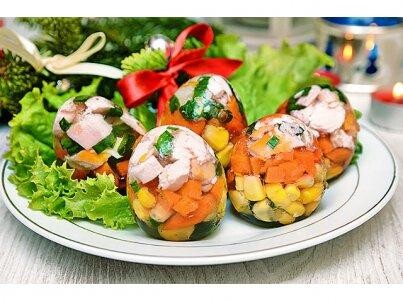 Заливное «Яйца Фаберже» 