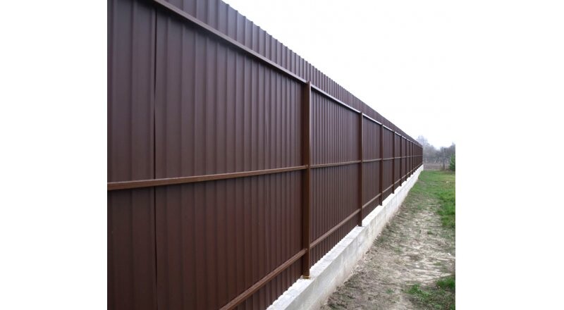 Монтаж забора