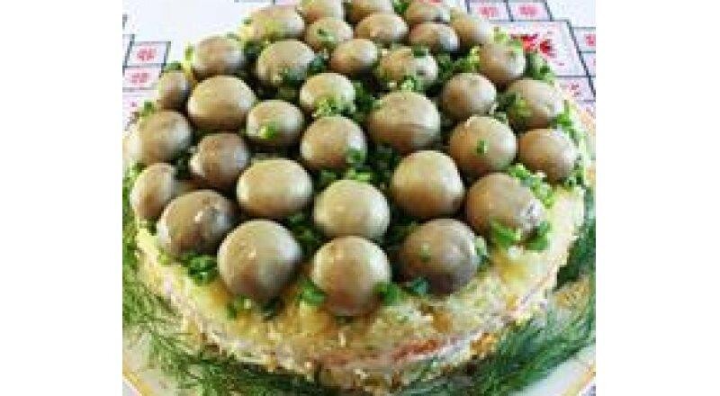 Салат «Грибная поляна»