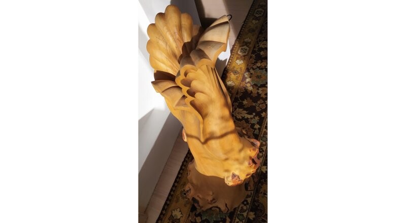 Ваза деревянная