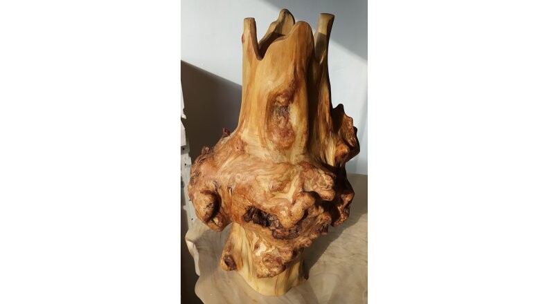 Ваза деревянная