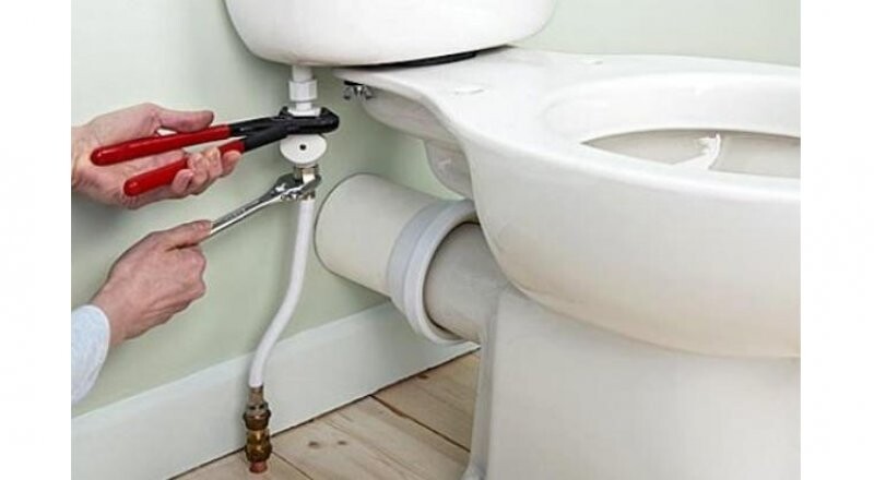 Демонтаж унитаза