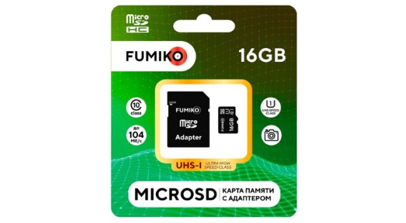 Карта памяти «FUMIKO MicroSDHC Class 10»