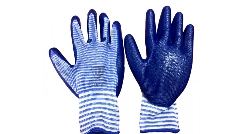 Перчатки нейлоновые с нитриловым покрытием «Супер Люкс»