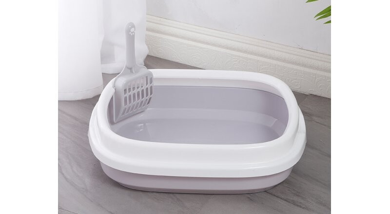 Туалет-лоток для кошек с рамкой