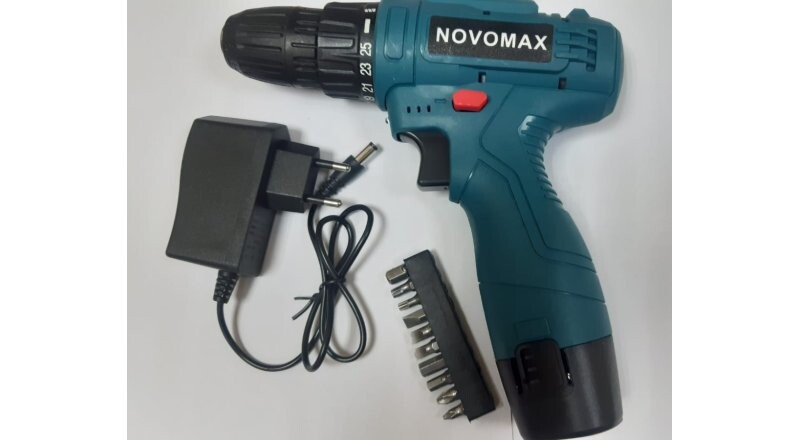 Дрель - шуруповерт аккумуляторная «Novamax»