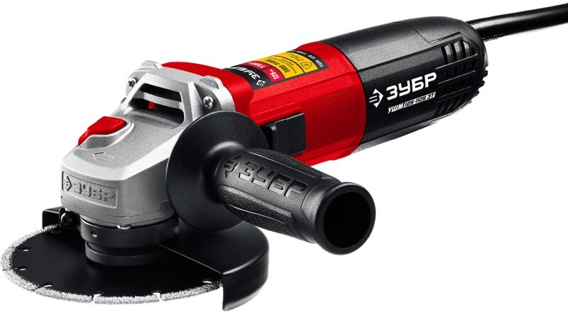 Углошлифовальная машина «ЗУБР УШМ-125-1105 ЭТ»