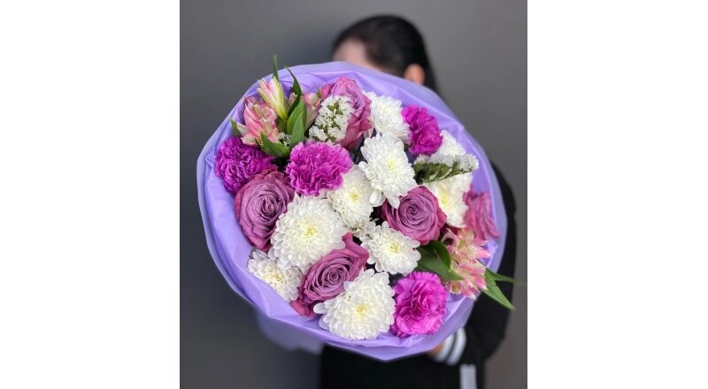 Букет микс «Сливовый десерт»