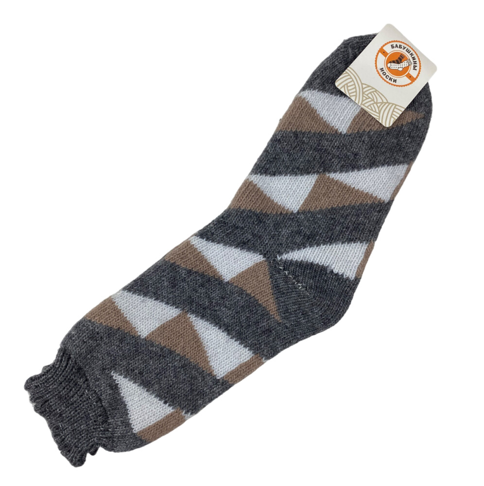 Носки муж. шерсть Геометрия»