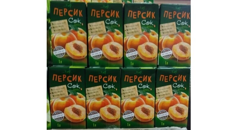 Сок персик 100%
