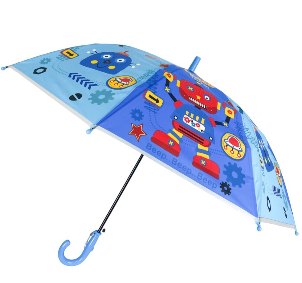 Зонт детский трость «Роботы»