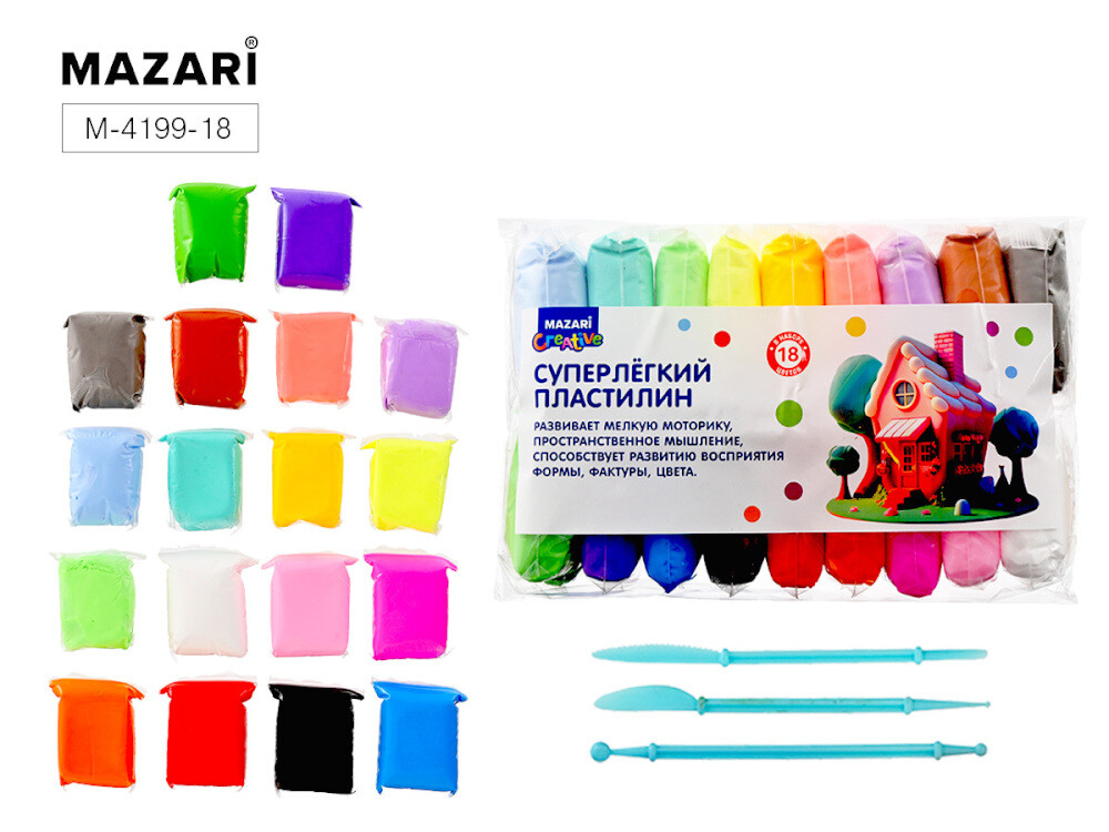 Пластилин  MAZARI