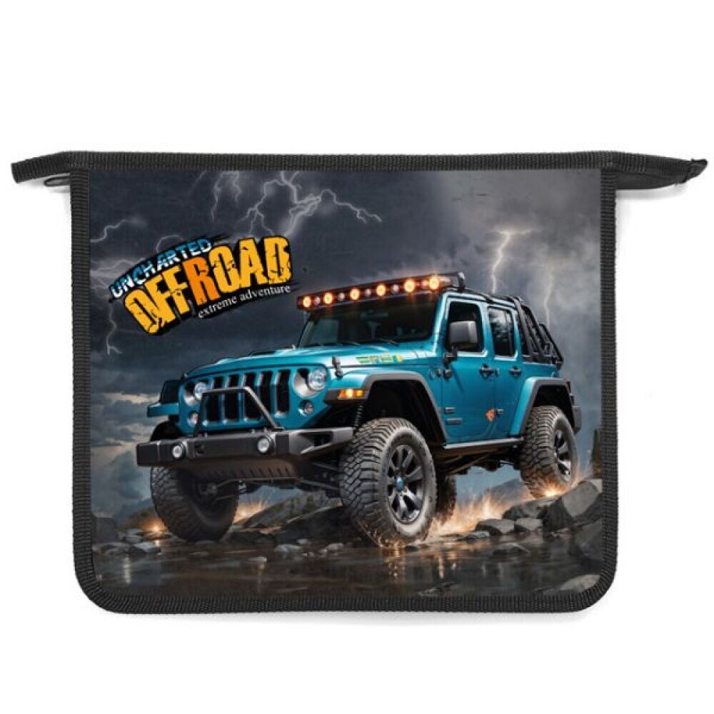 Папка для тетрадей «Джип синий ПТ-735 ОНИКС»