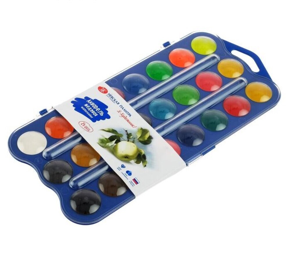 Краски аквварель медовая, 24 цвета, «Я - Художник!» Невская палитра