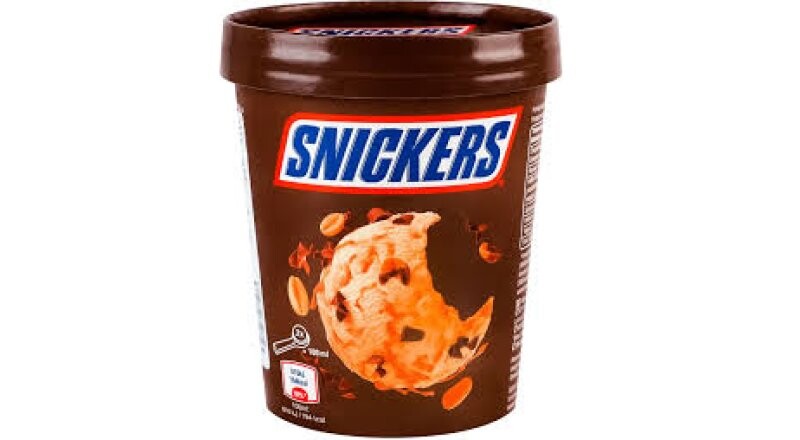 Мороженое ведёрко «Сникерс»	