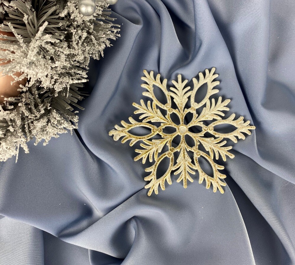 Украшение елочное «Снежинка ажурная»