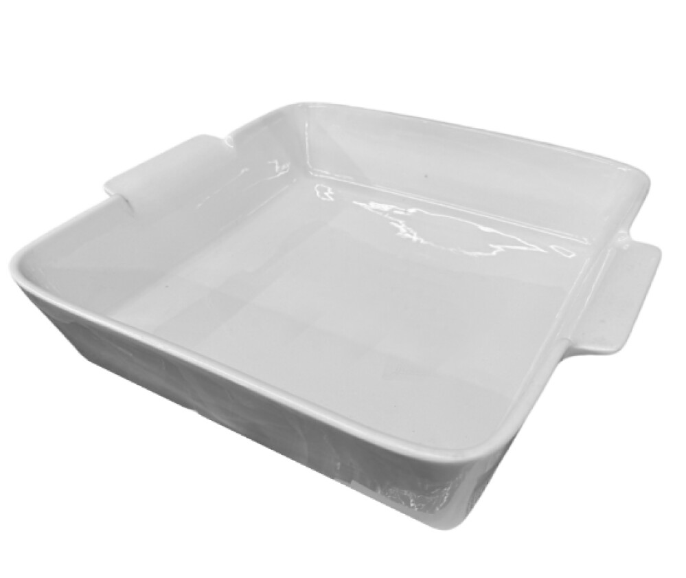 Форма для запекания жаропроч. керам. 29х26х6,5см квадрат. с ручками