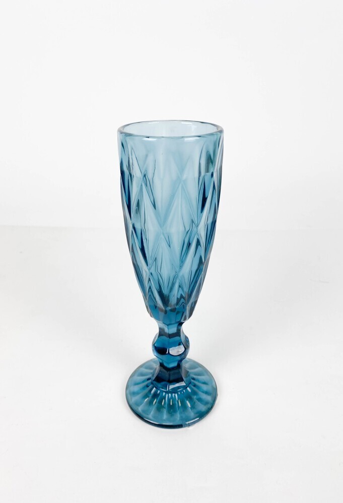 Фужер для шампанского «Синие грани»
