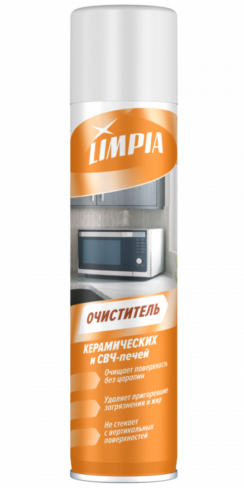 Очиститель керамических и СВЧ-печей 300мл LIMPIA