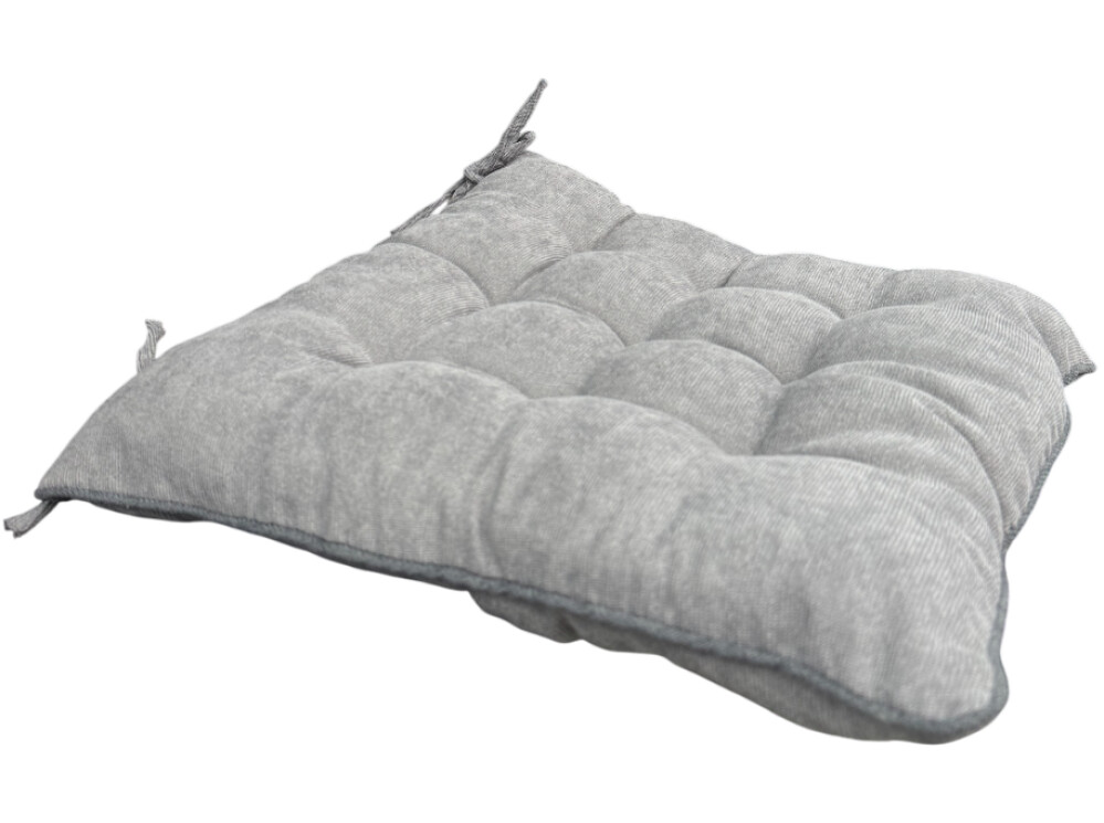 Подушка для стула 40х40см, серый