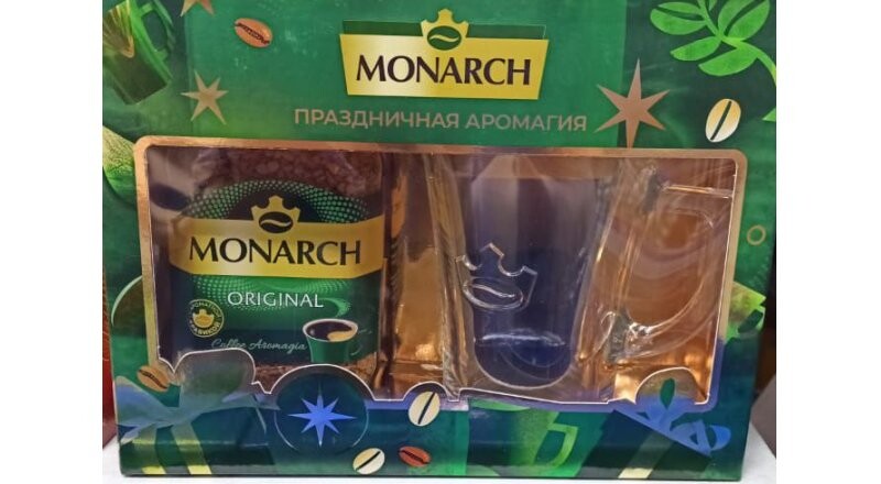 Набор подарочный кофе + кружка «Якобс Монарх»	