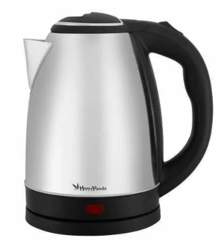 Чайник электр. 1,8л 1800Вт нерж. сталь мат. хром   черный HP-2135 Happy Panda