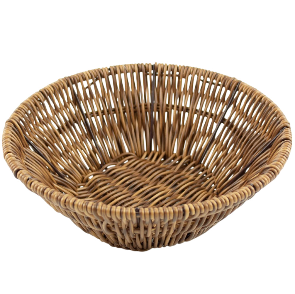 Корзина плетеная 21х7см круглая