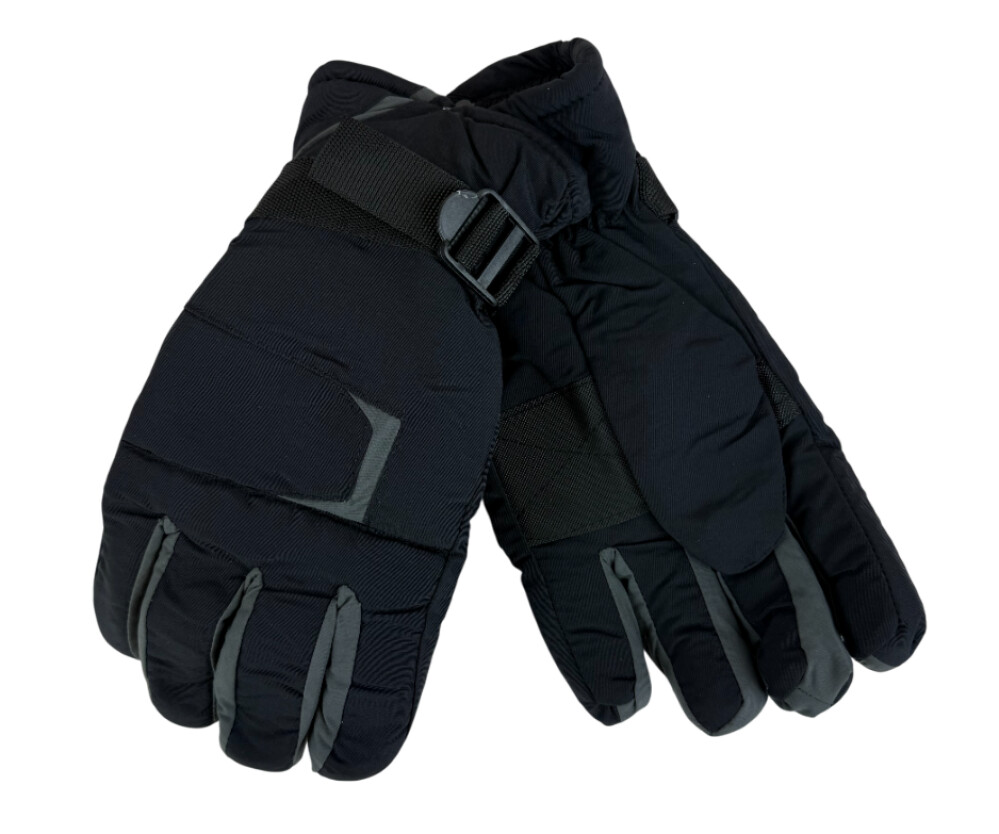 Перчатки зимние муж. прорезин. ладонь, дл. 21см, обхват 28см, UN-004