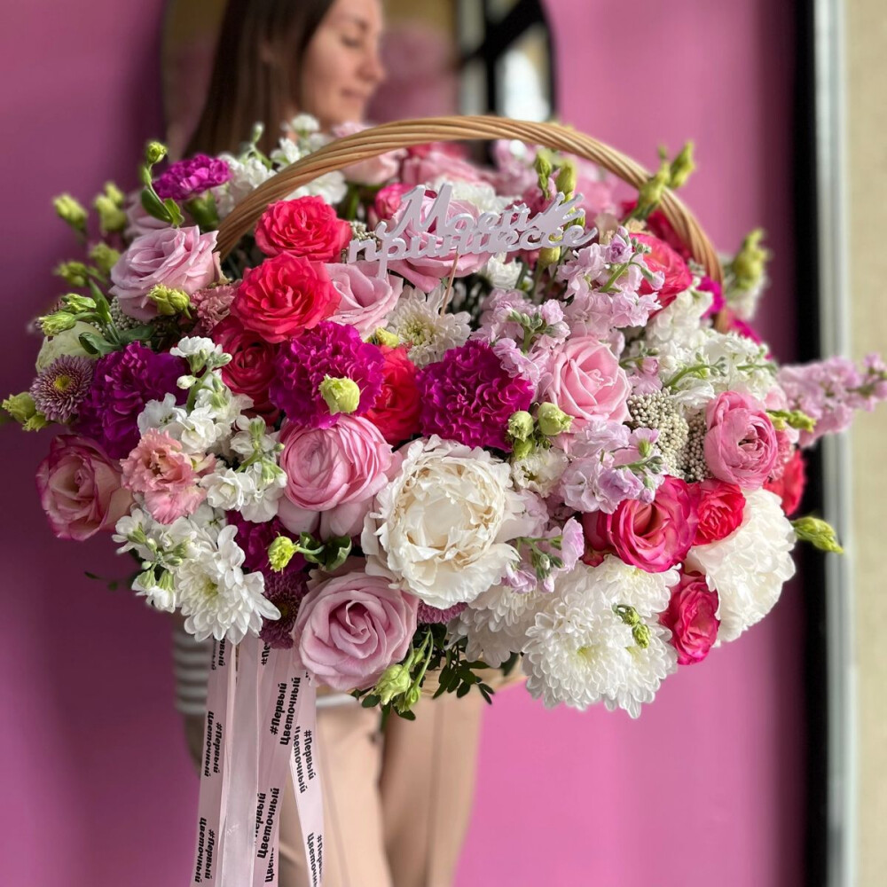 Корзина Океан цветов