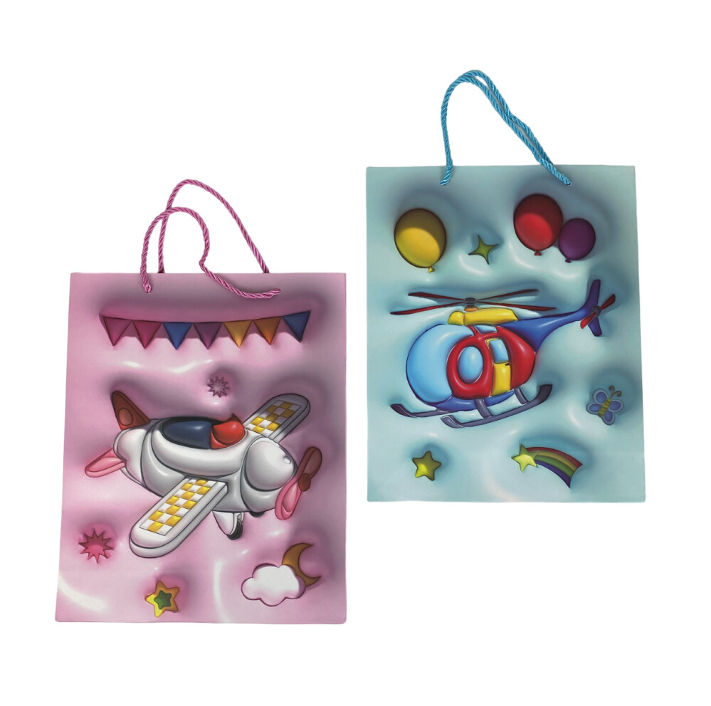 Пакет подарочный бум. 26х32х10см  Транспорт  ассорт. Starlight