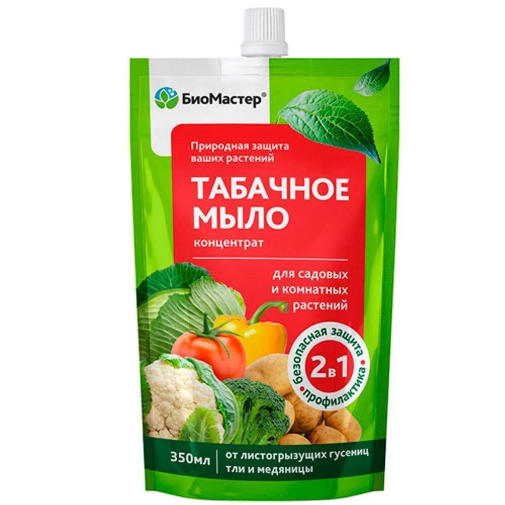 Средство от вредителей  Табачное мыло  350мл БиоМастер