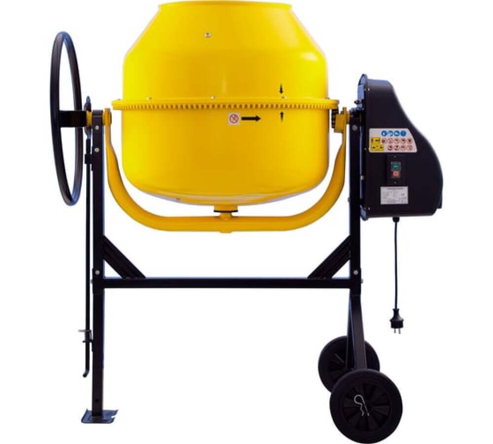 Бетоносмеситель электрический 140л/132л 550W чугун. венец 84040E-A Homecenter