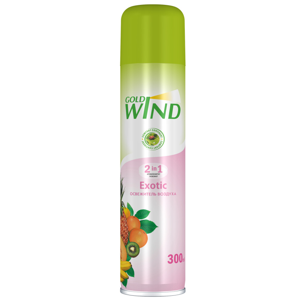Освежитель воздуха 300мл  Gold wind  Экзотик